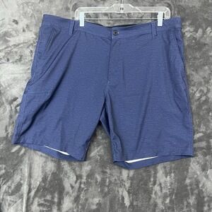 Hawke & Co. Shorts Size 40 Blue Flex Waistband Lightweight Stretch Performance